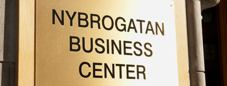 Skylt Nybrogatan Business Center